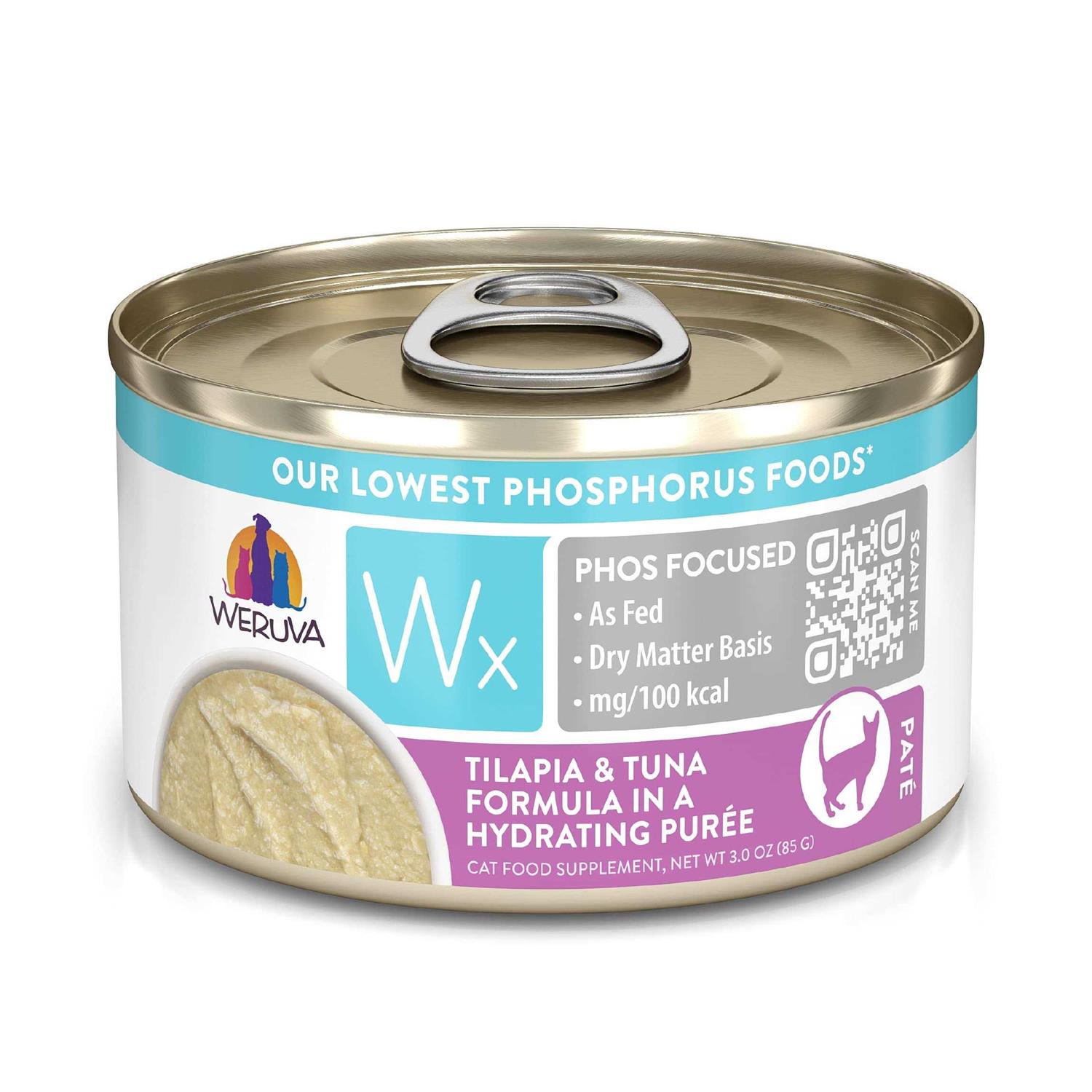 Weruva Cat WX Phos Focused Chicken in Hydrating Puree - Healthber