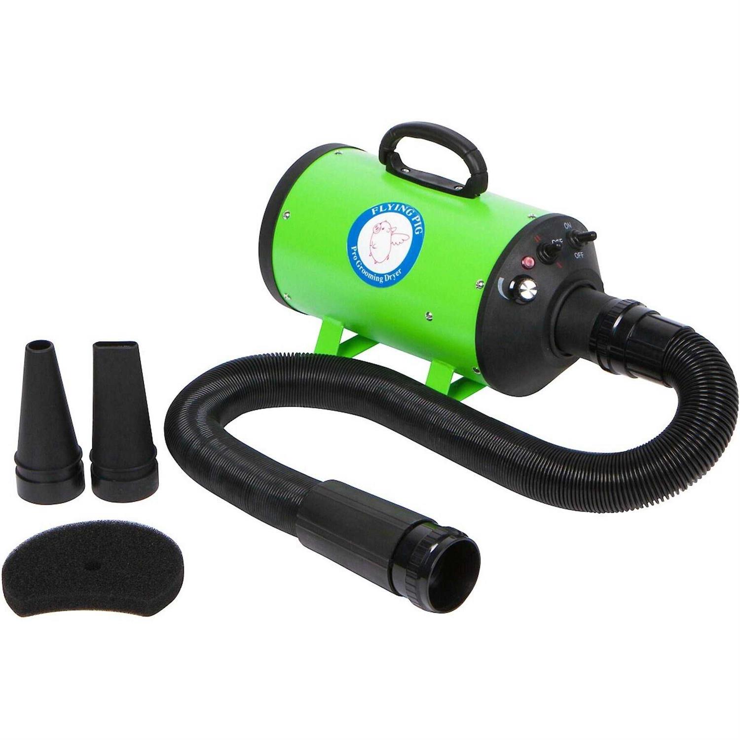 Flying Pig Grooming Flying Pig High Velocity Dog Pet Grooming Dryer w - Healthber