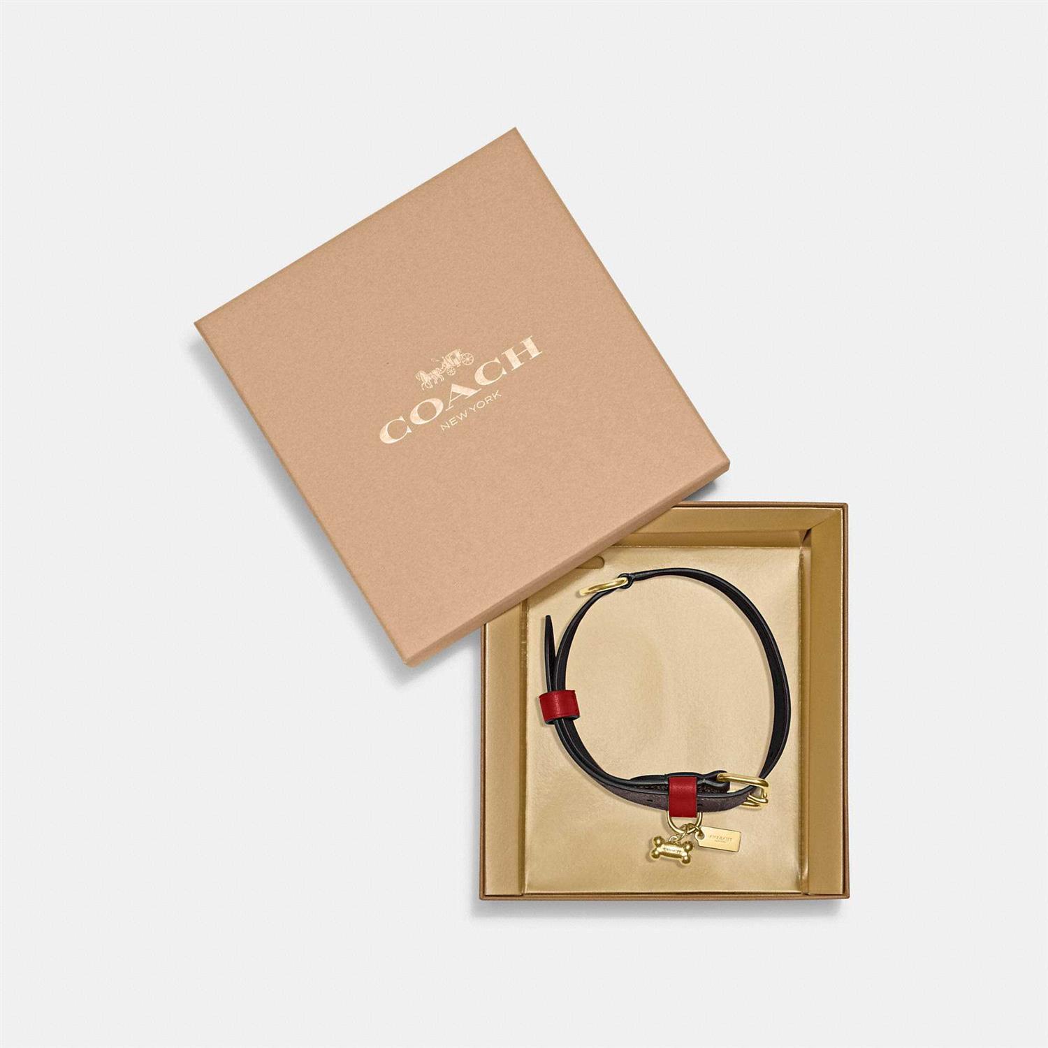 Coach Outlet Boxed Pet Collar In Signature Canvas - Healthber