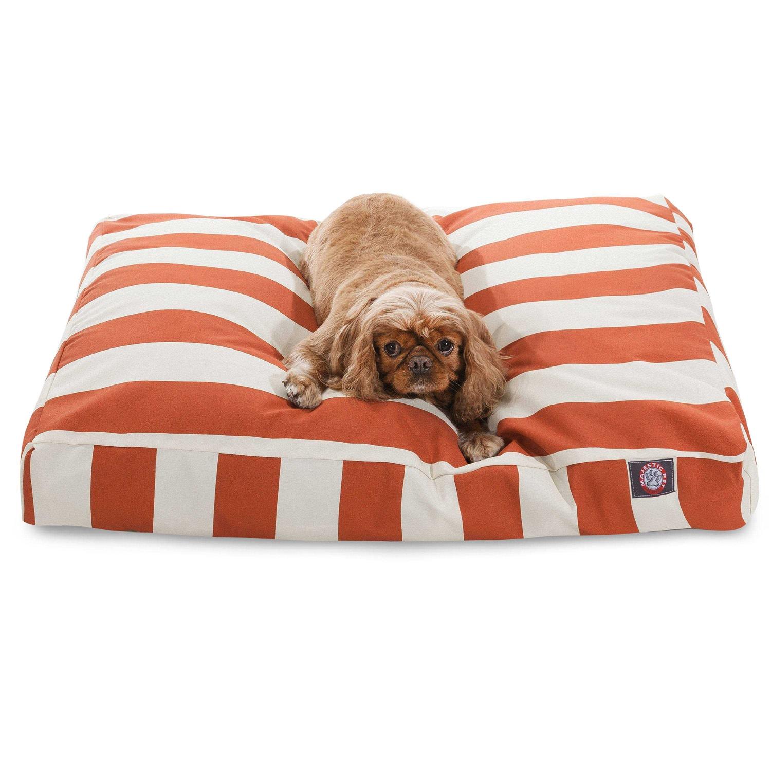 Majestic Pet Vertical Stripe Rectangle Dog Bed - Healthber