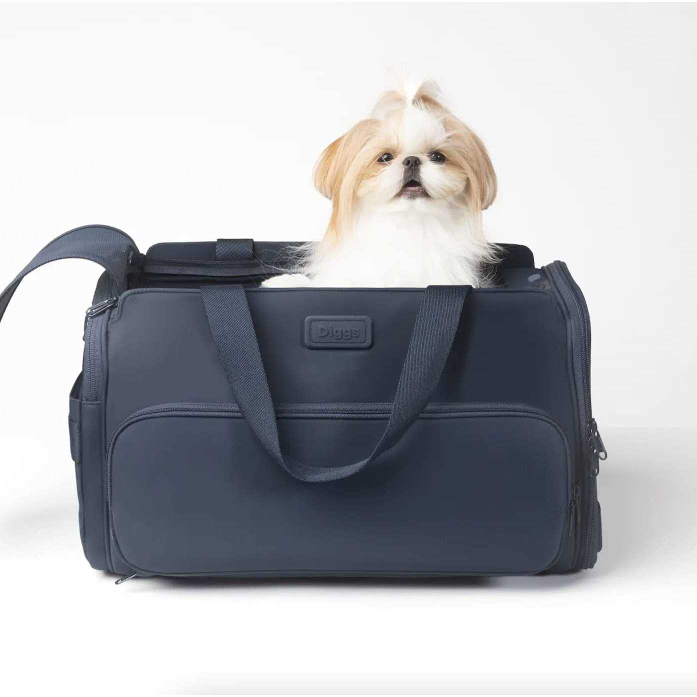 Diggs Travel Pet Carrier for Small Dogs and Cats, Plane, Train, or Car - Healthber