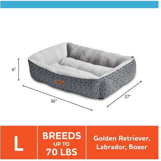 Vibrant Life Lounger Dog Bed - Healthber