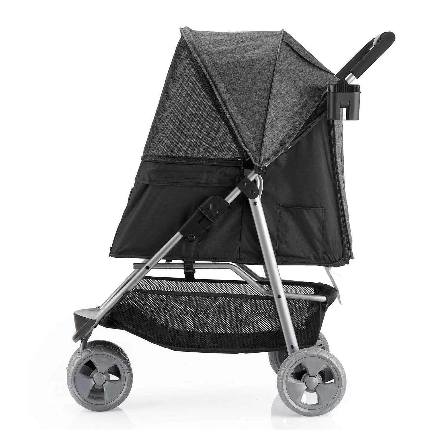 Favonius poupee 3 Wheel Pet Strollers for Small Medium Dogs & Cats - Healthber