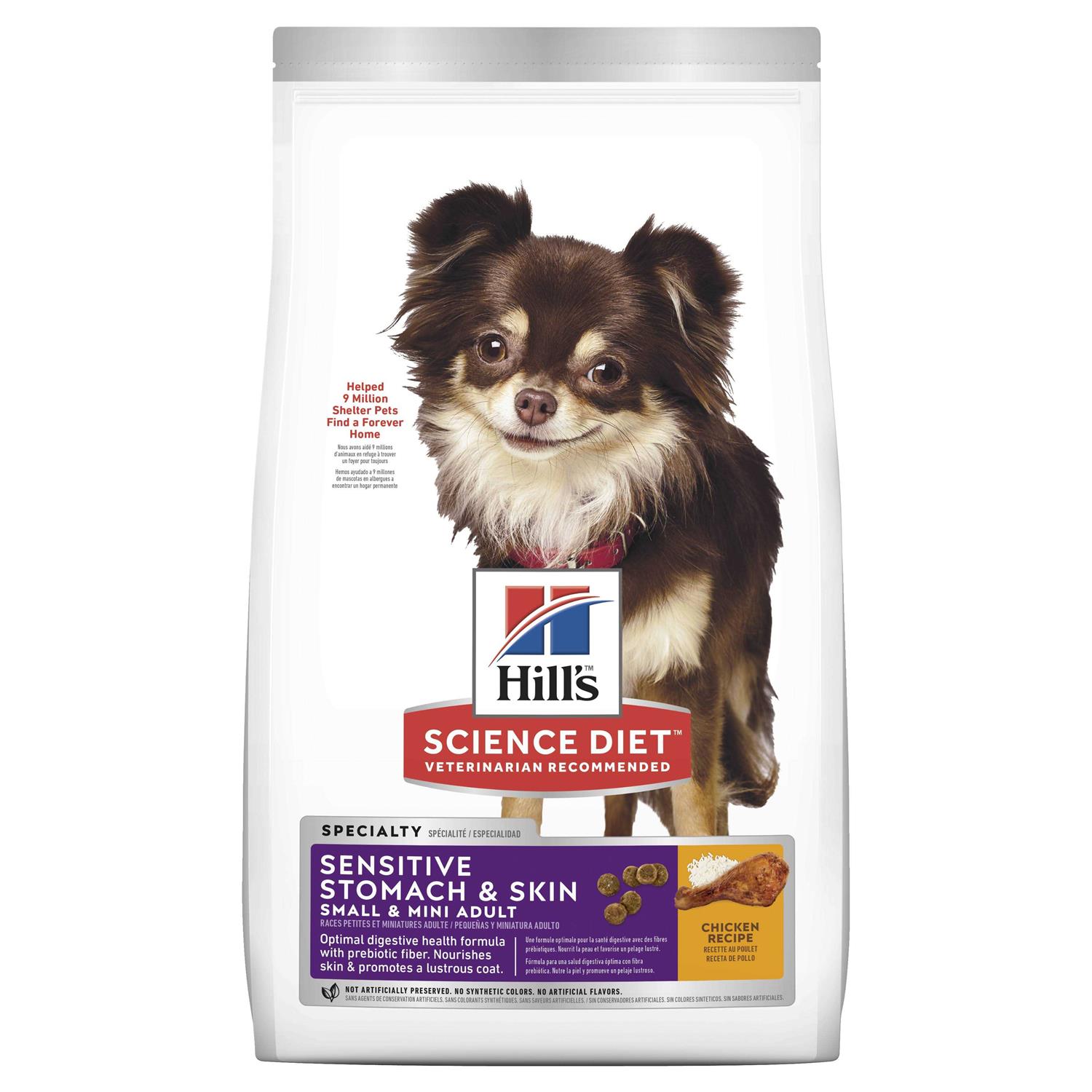 Hill’s Science Diet Adult Sensitive Stomach & Skin Small & Mini Chicken Dry Dog Food - Healthber