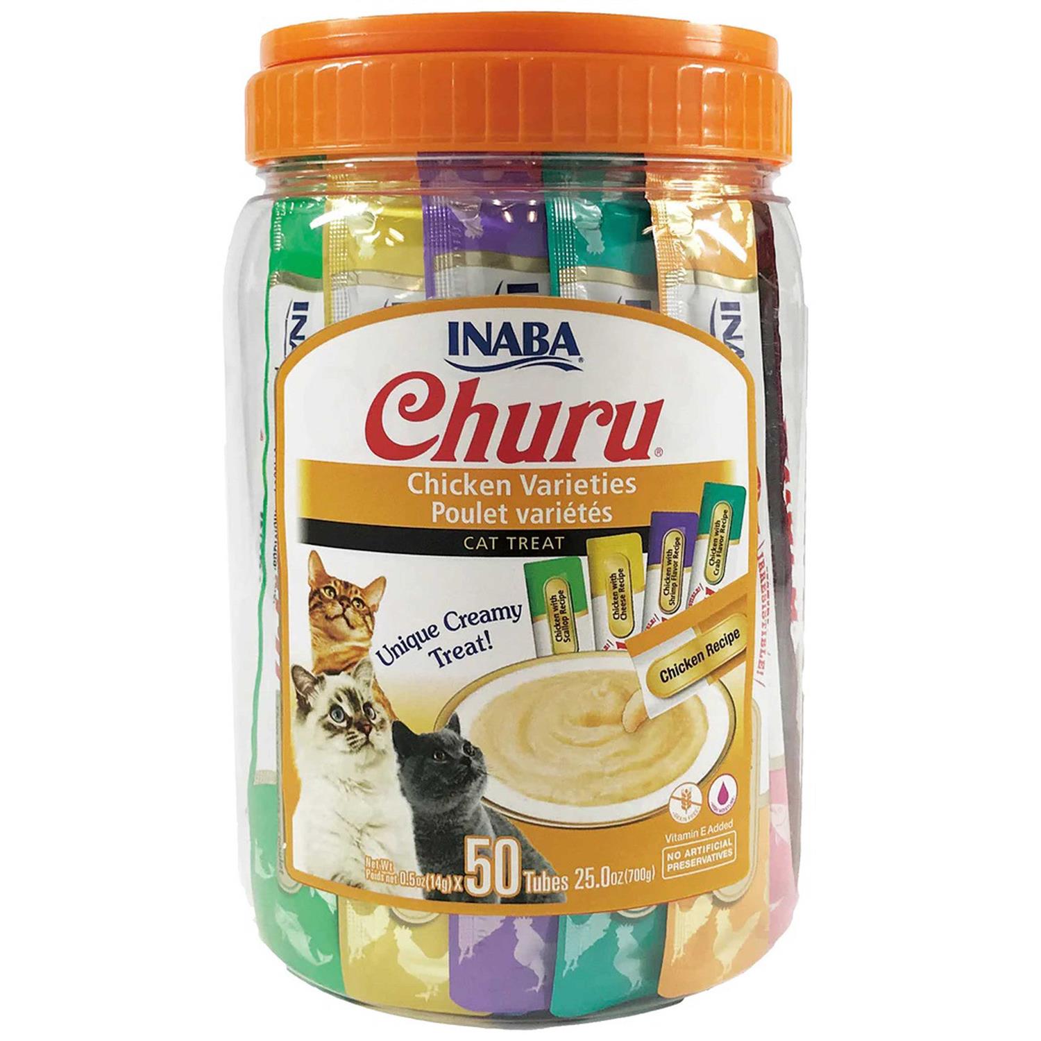 Inaba Churu Cat Treats Chicken Variety Pack - Healthber