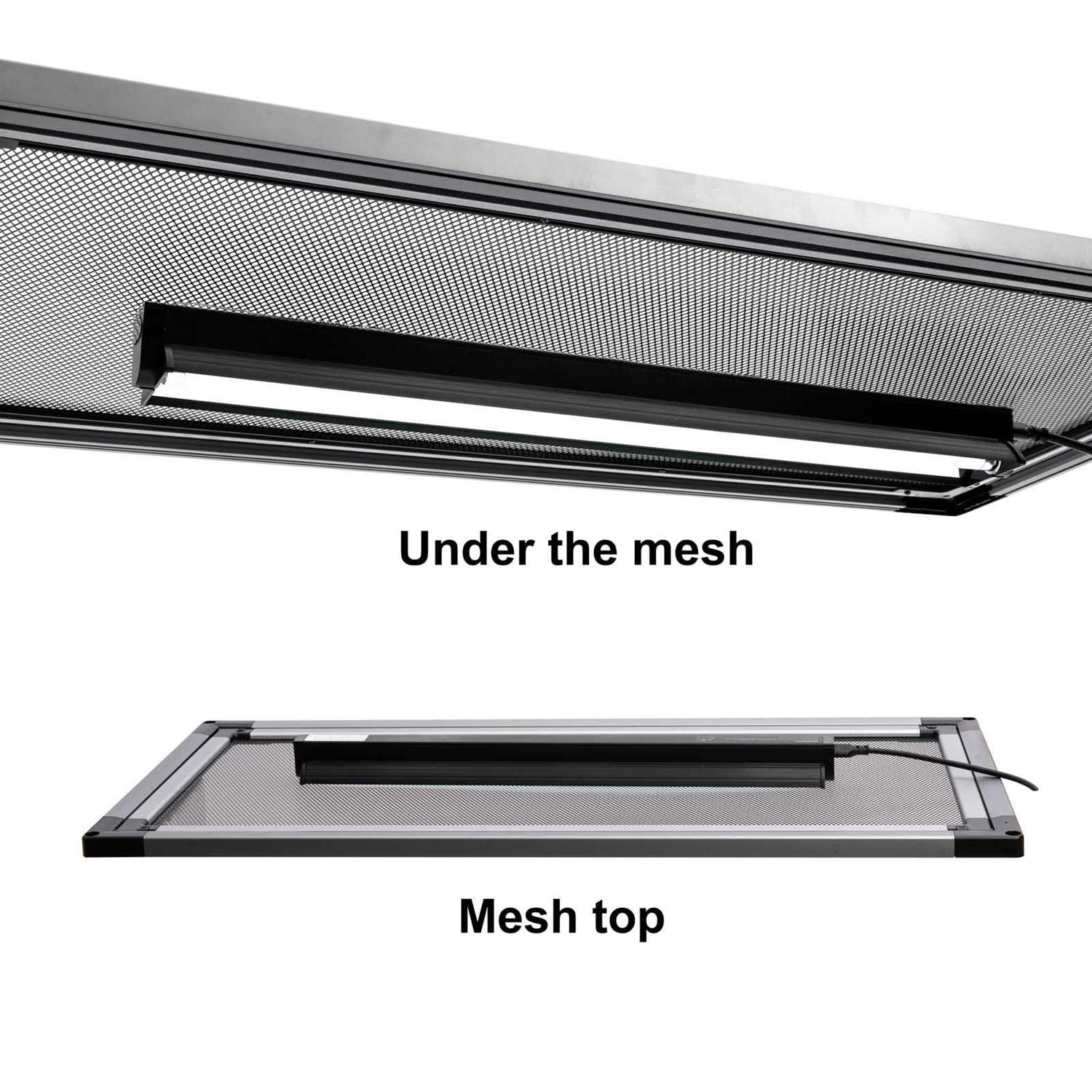 Giangarden T5 HO UVB Lighting Combo Kit, Reptile Light Fixture with UVB 10.0 Fluorescent Tube Ideal for tropical and deserts - Healthber