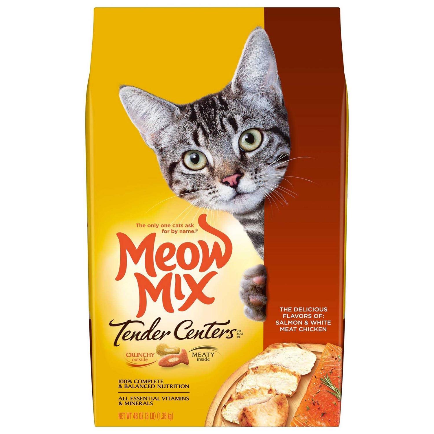 Meow Mix Tender Centers Dry Cat Food - Healthber