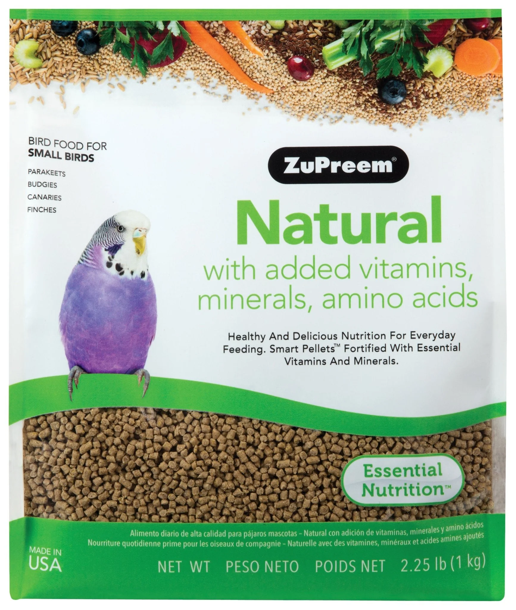 ZuPreem Natural Premium Daily Bird Food - Healthber