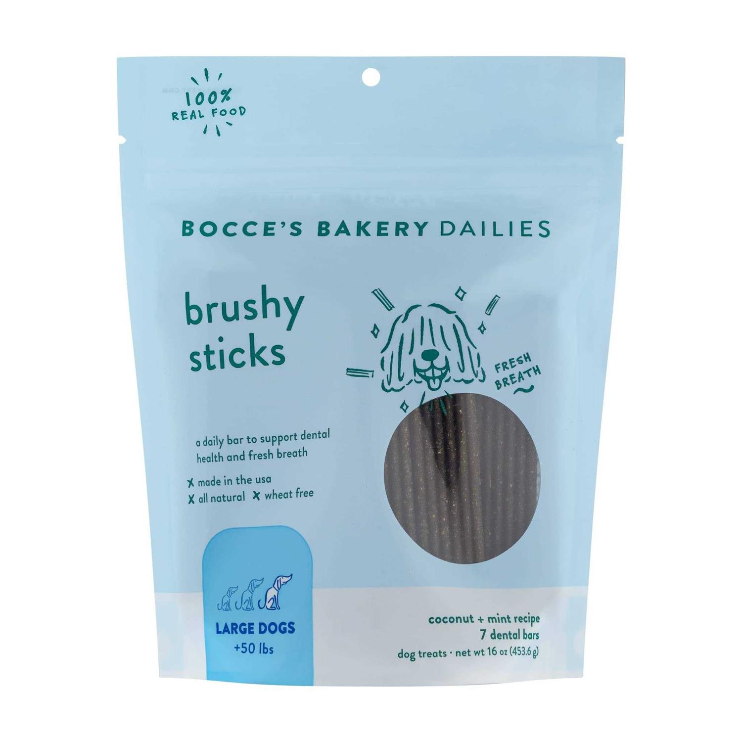 Bocce’s Bakery Brushy Sticks - Healthber