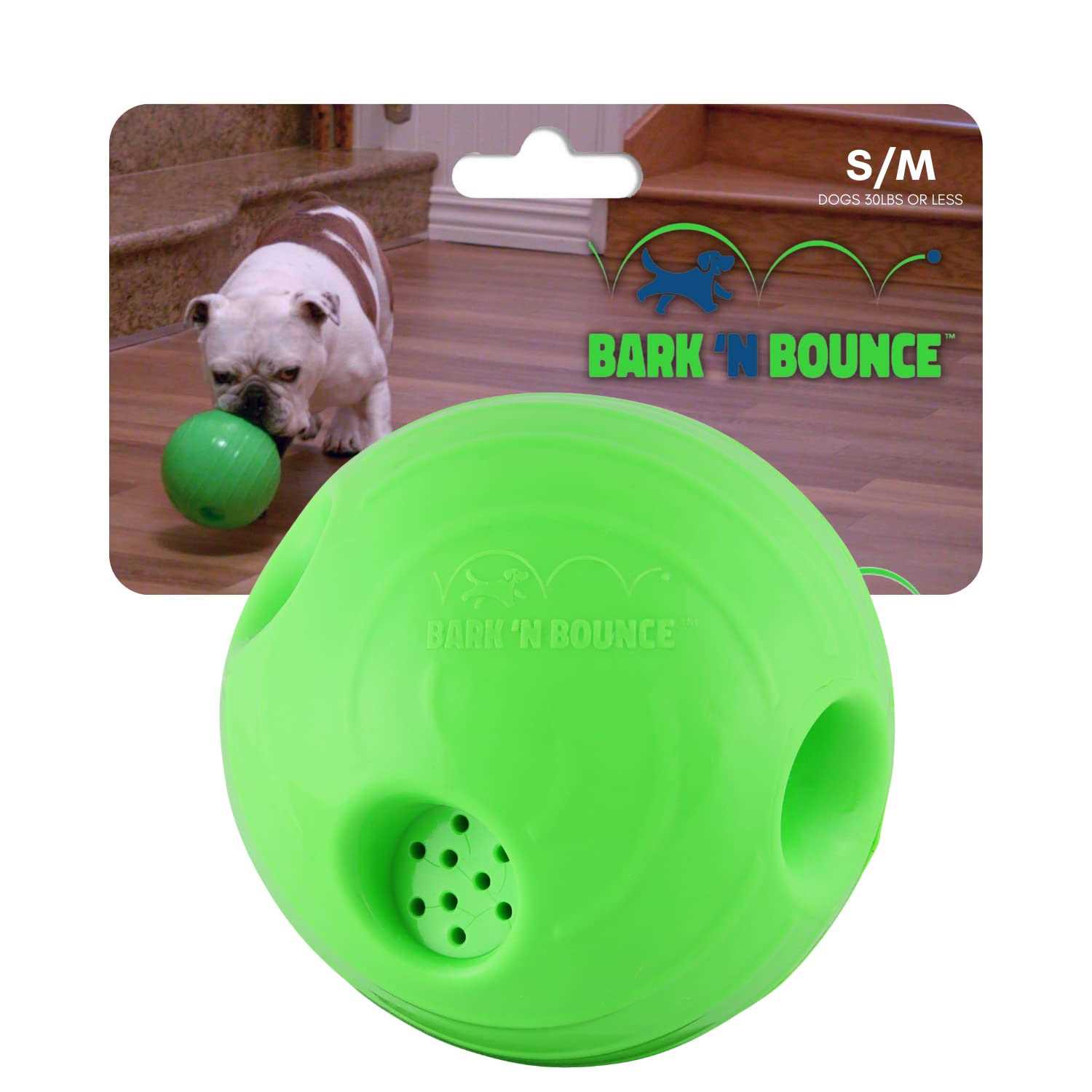 The Outdoor Optimist Bark N Bounce The Interactive Dog Toy Ball That Bounces and Laughs - Healthber
