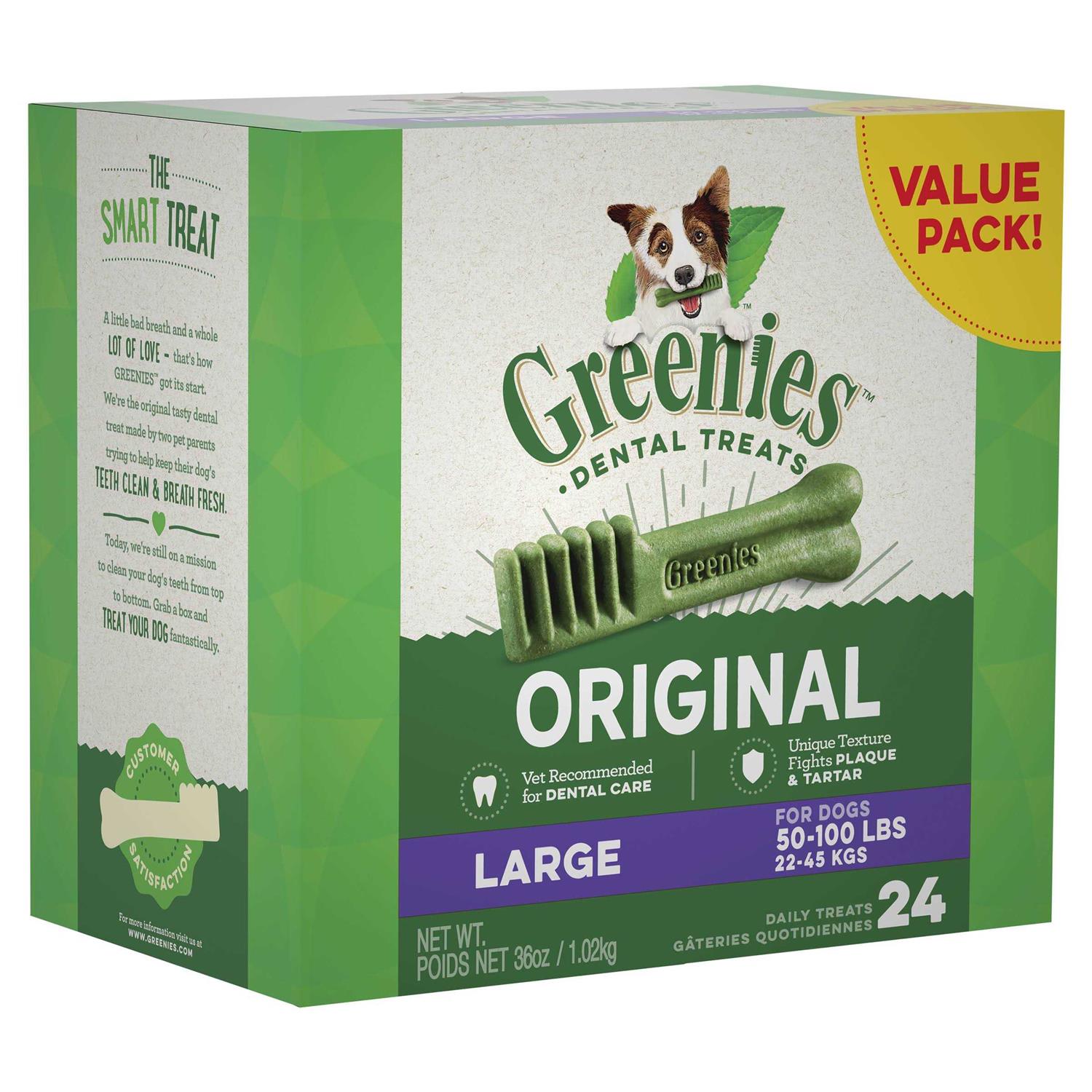 GREENIES Original Dental Dog Treats - Healthber