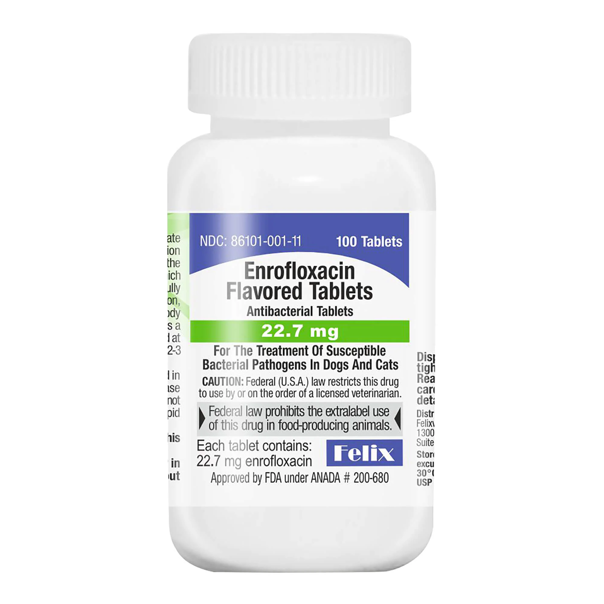 Rx Enrofloxacin (Generic) Flavored Tablets for Dogs & Cats - Healthber