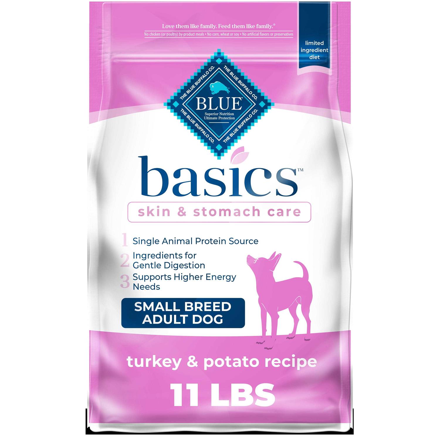 Blue Buffalo Basics Turkey & Potato Small Breed Dry Dog Food - Healthber