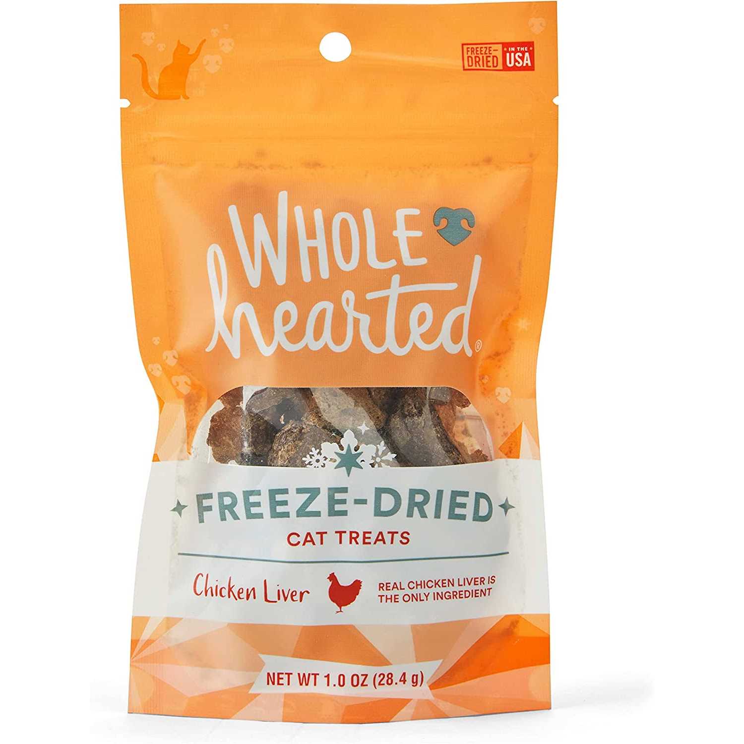 WholeHearted Chicken Liver Freeze-Dried Cat Treats - Healthber