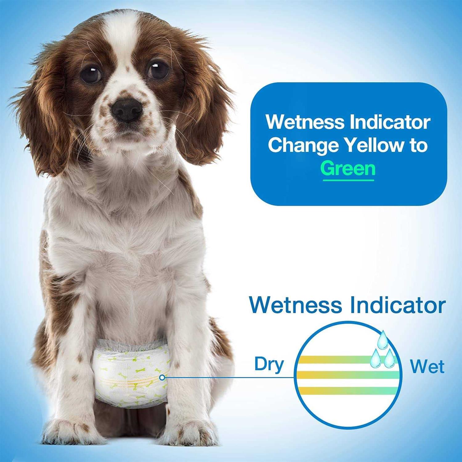 Pet Soft Disposable Male Dog Wraps Dog Diapers for Male Dogs - Healthber