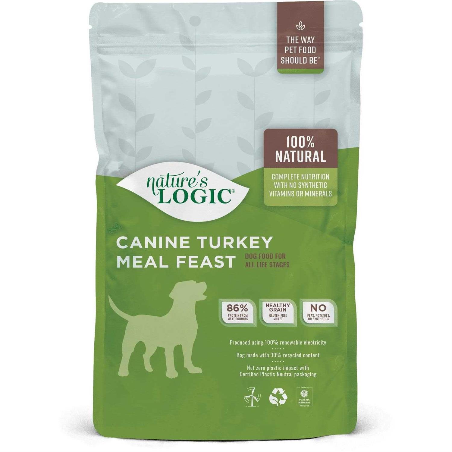 Nature&s Logic Canine Turkey Meal Feast Dry Dog Food - Healthber