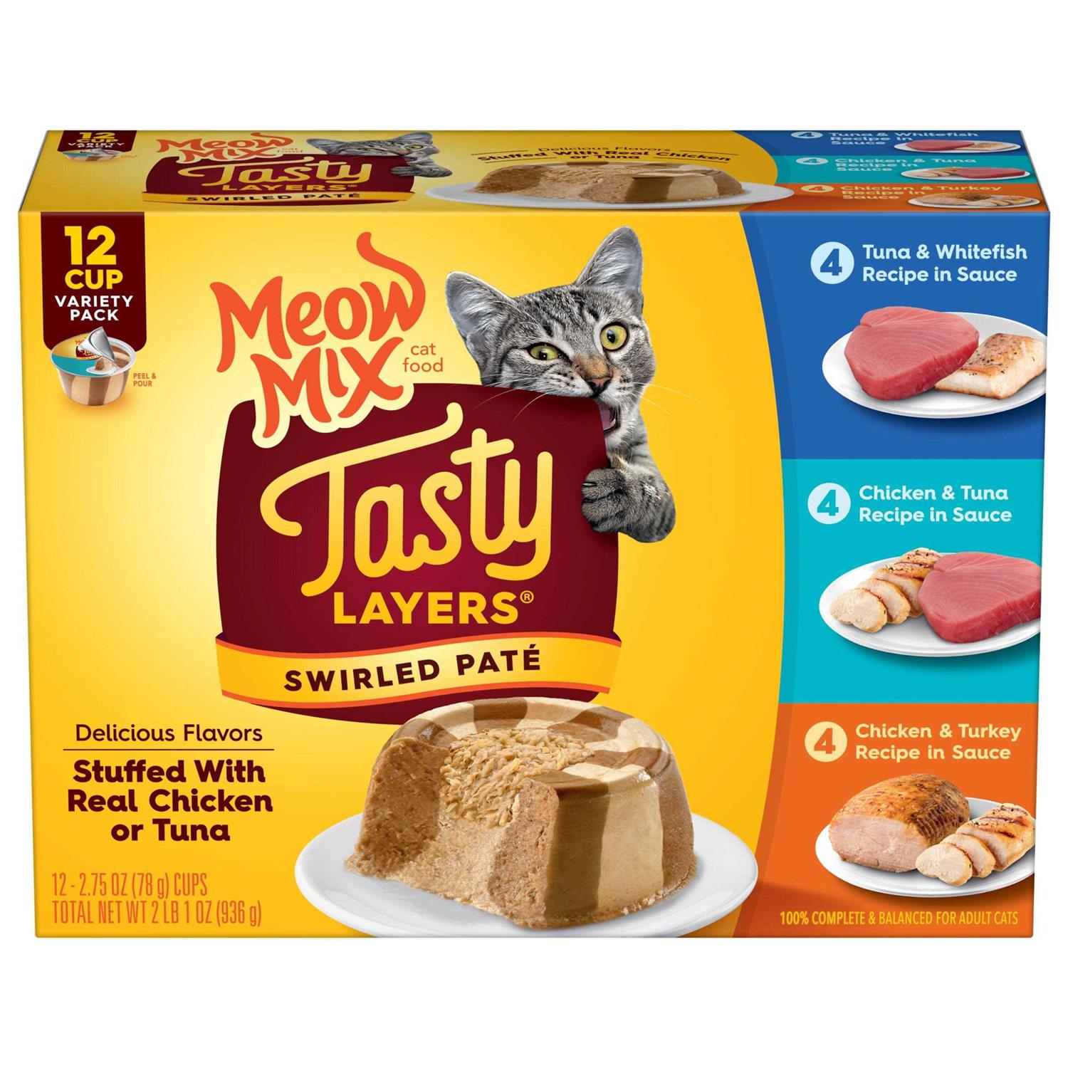 Meow Mix Tasty Layers Cat Food - Healthber