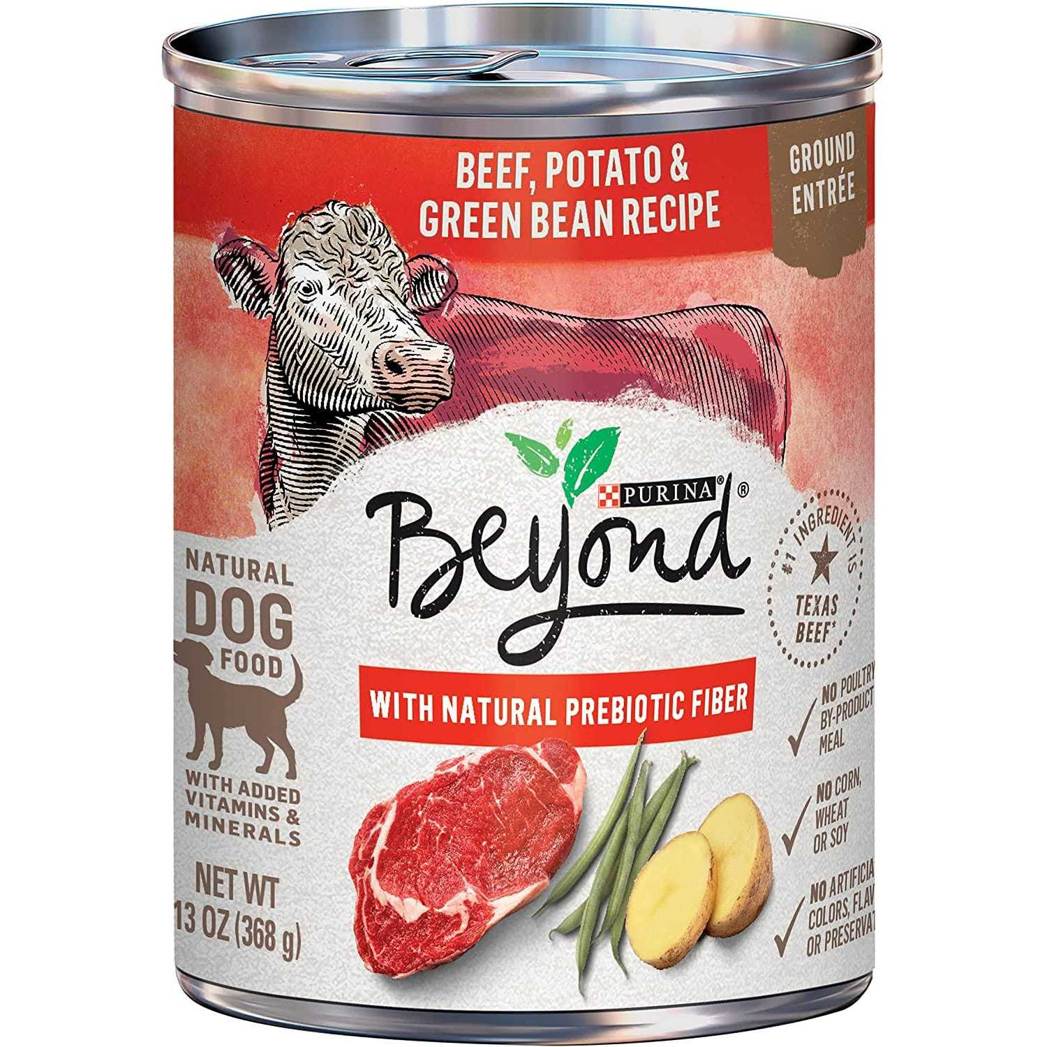 Purina Beyond Grain Free Beef Potato & Green Bean Recipe Ground Entree Adult Wet Dog Food 13 Ounce - Healthber