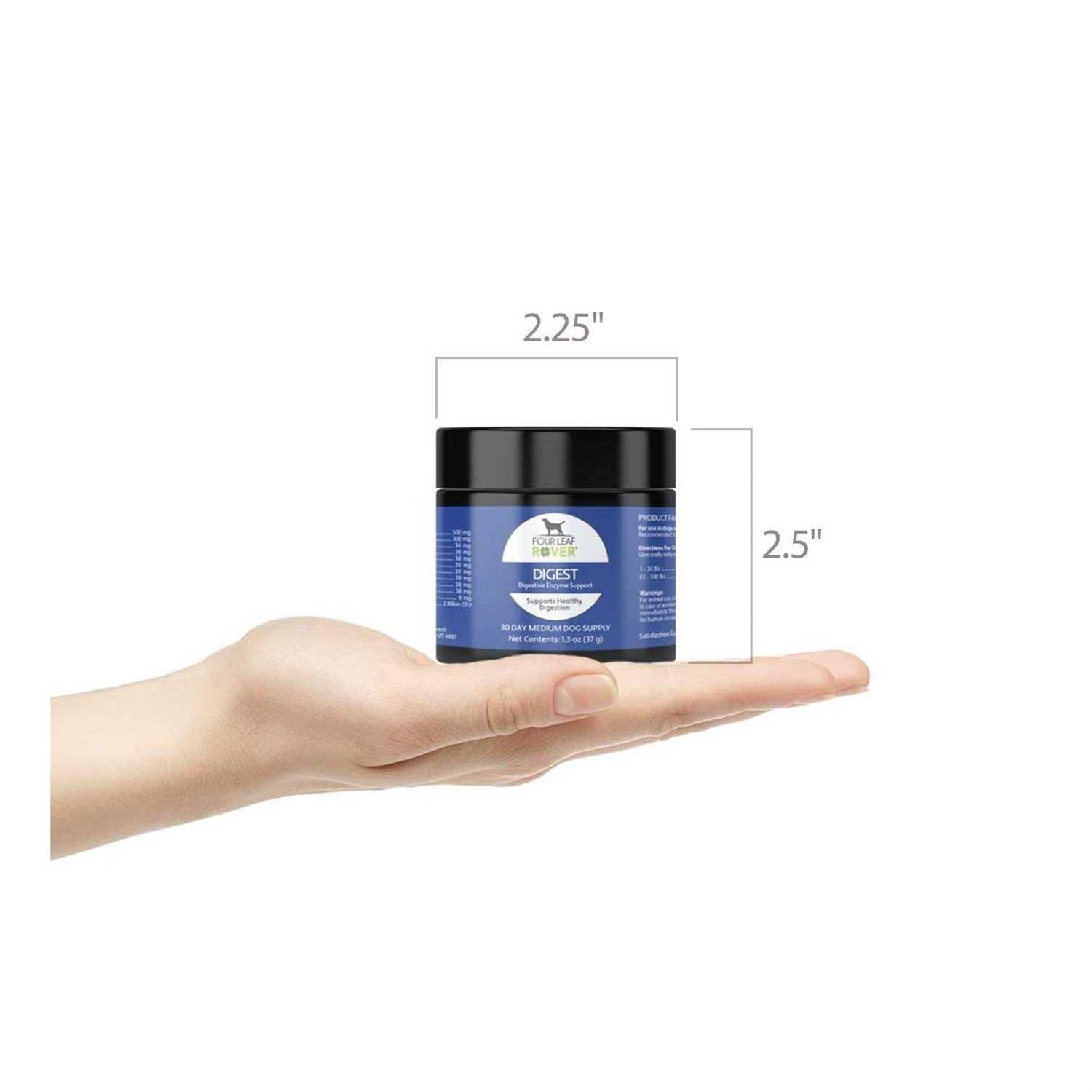 Four Leaf Rover Digest Digestive Enzymes and Probiotics for Dogs - Healthber