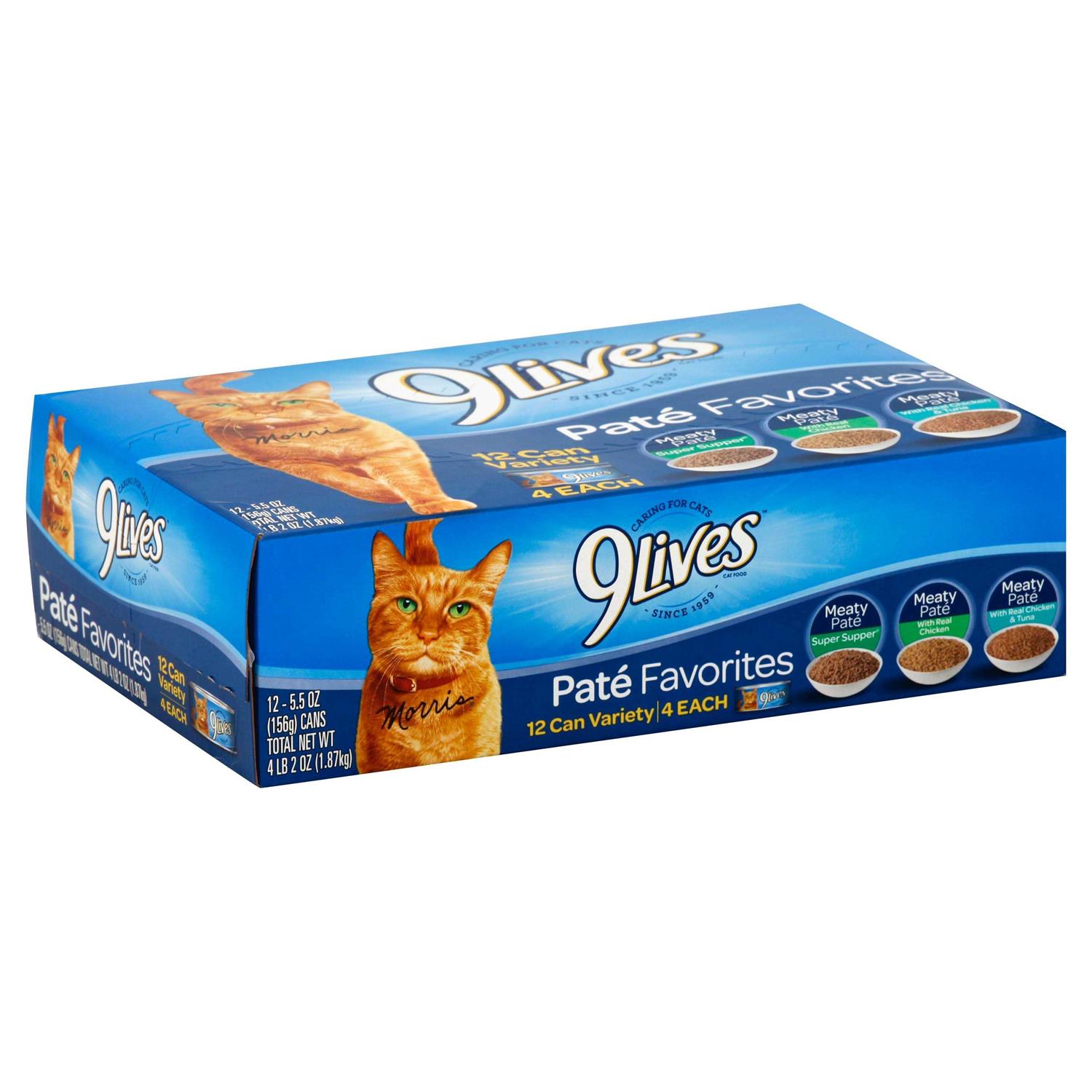 9Lives Favorites Wet Cat Food Variety Pack - Healthber