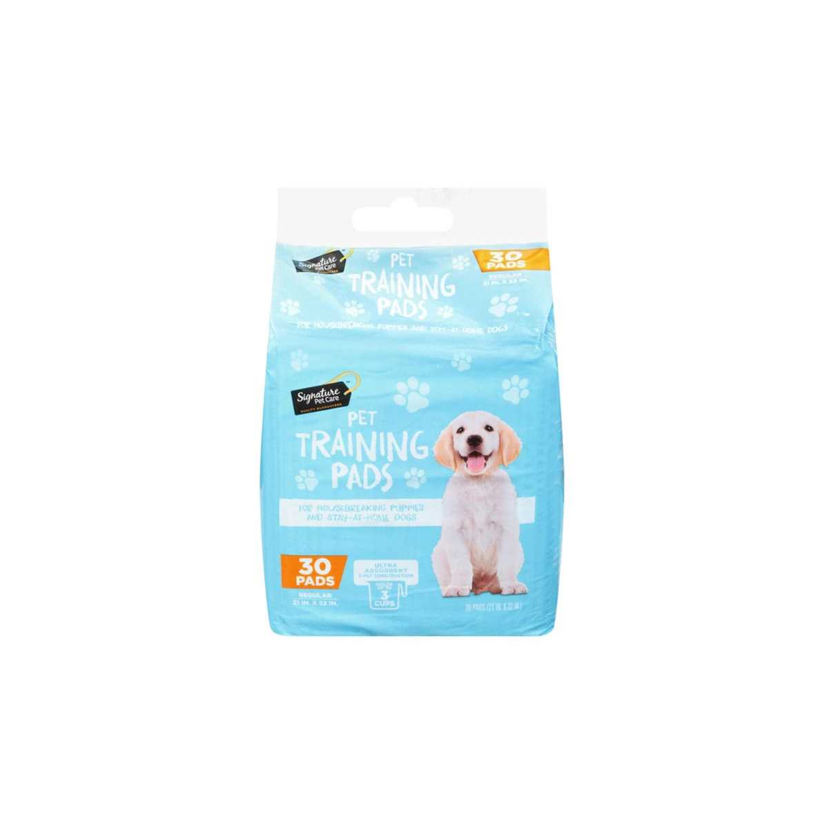 Signature Pet Care Training Pads Regular - Healthber