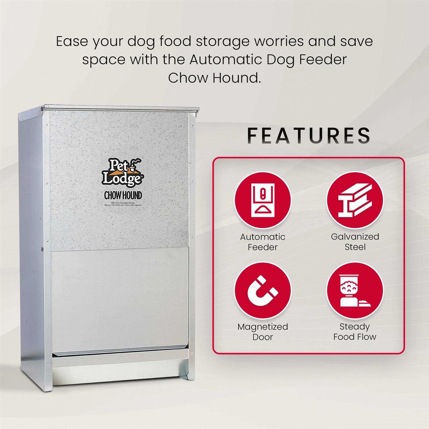 Pet Lodge Chow Hound Dog Feeder - Healthber