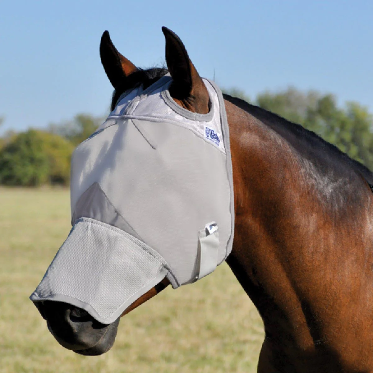 Crusader Fly Mask with Long Nose - Healthber