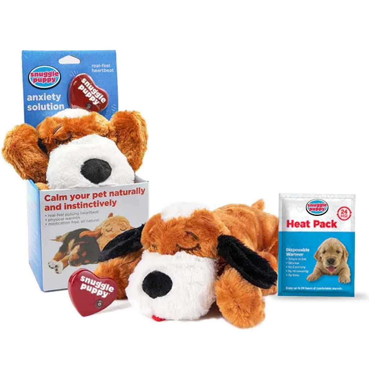 Brown and White Snuggle Puppy - Healthber