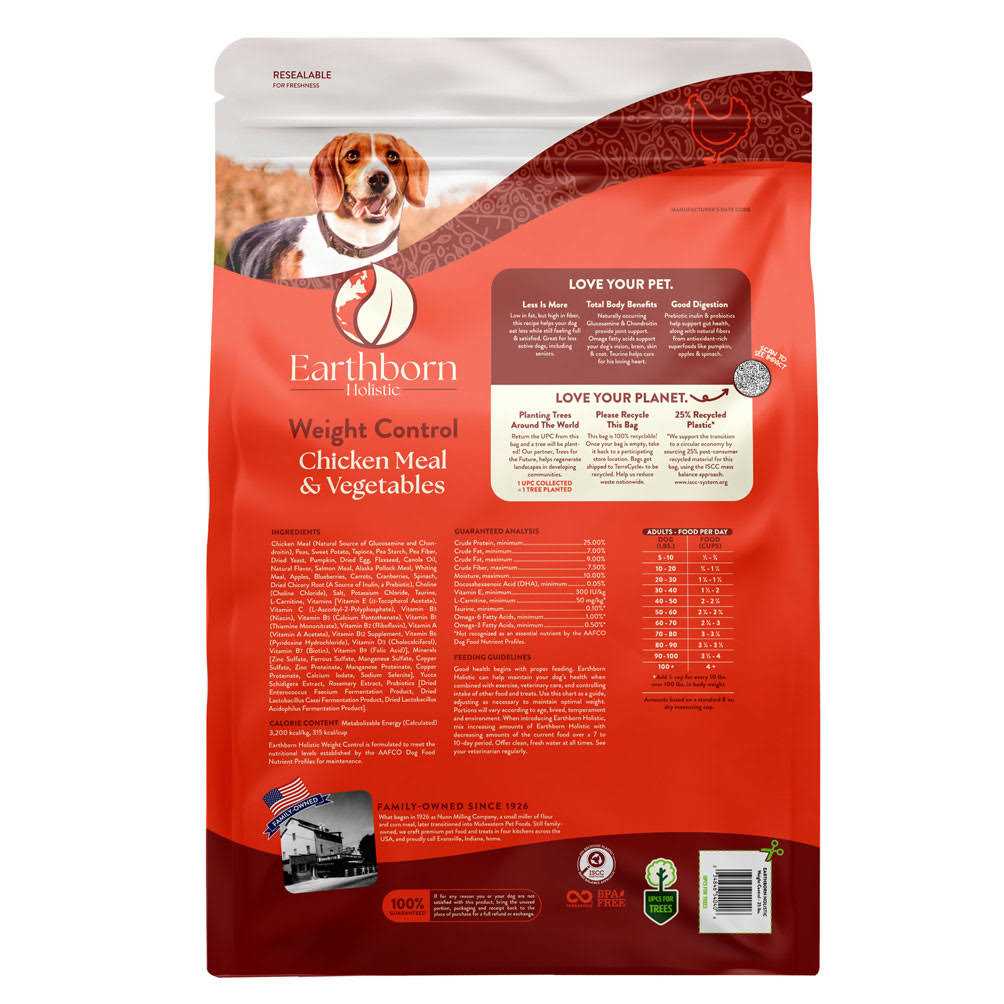 Earthborn Holistic Weight Control Grain Free Dry Dog Food - Healthber