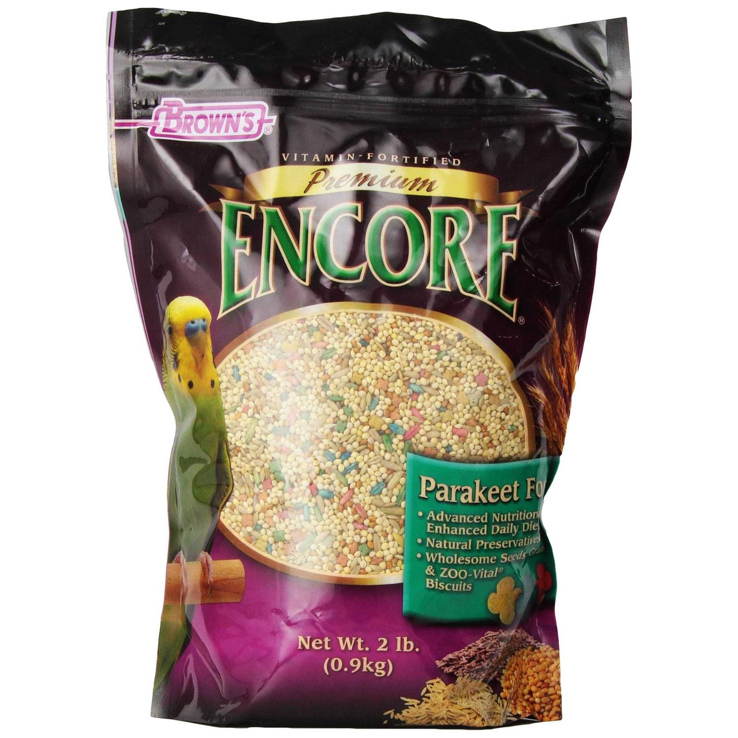 Brown’s Encore Premium Parakeet Food - Healthber