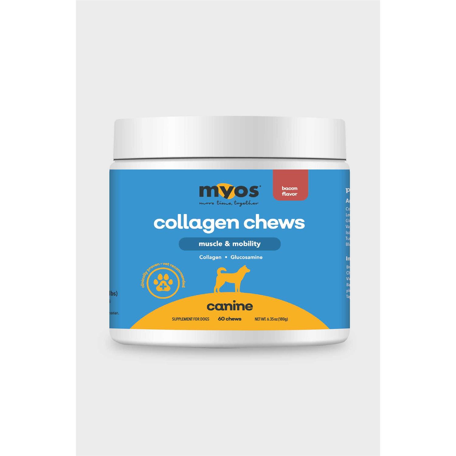 MYOS Muscle & Mobility Collagen Chew for Dogs - Healthber