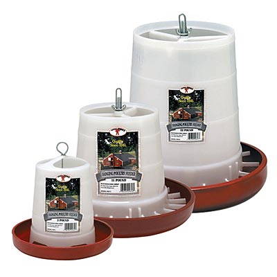 Little Giant Plastic Hanging Chicken Feeders - Healthber