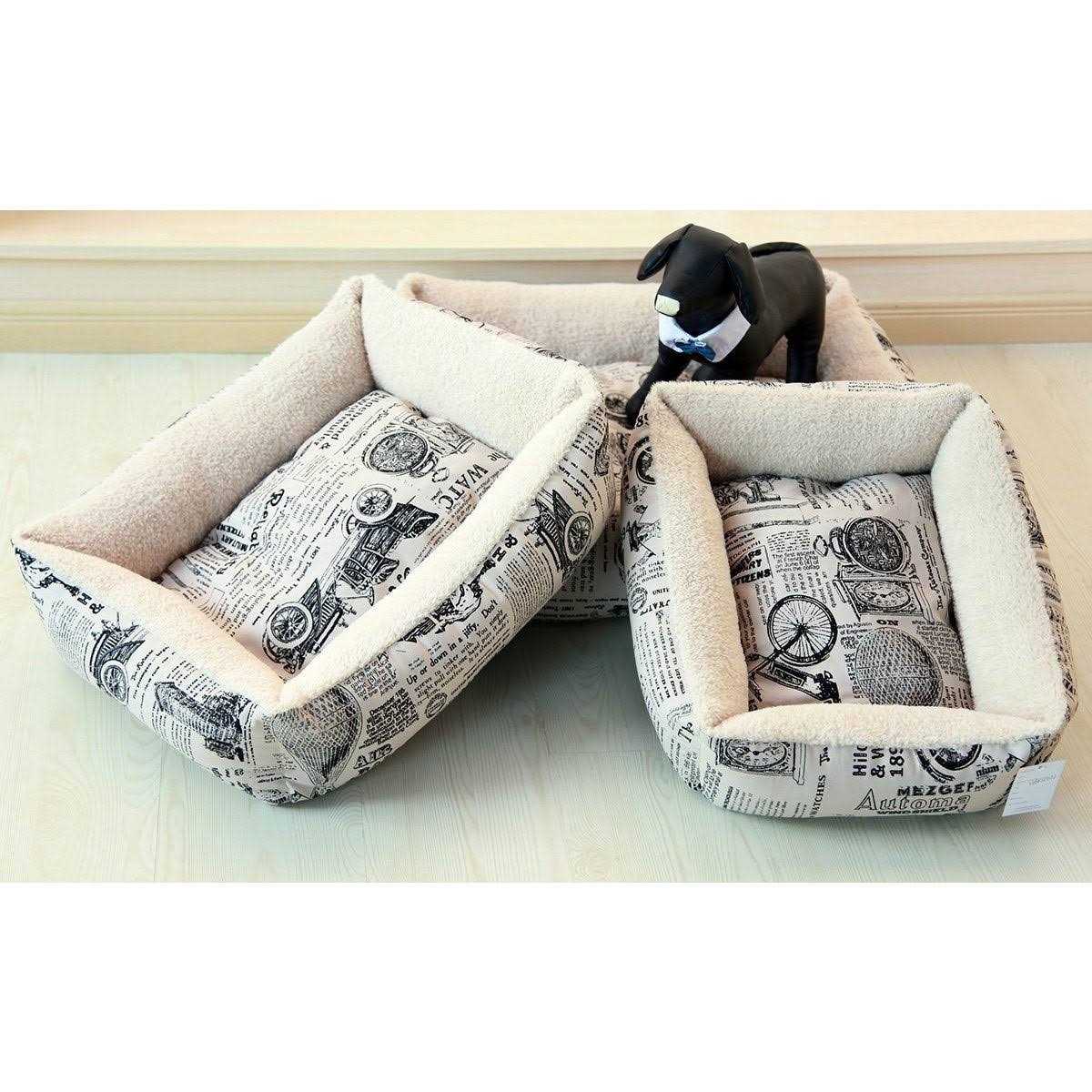 Paws & Pals Pet Bed for Cat and Dog Crate Pad Deluxe Premium Bedding with Cozy Inner Cushion - Healthber