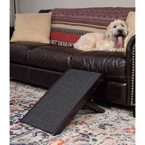 Birdrock HOME Adjustable Dog Ramp for Low Beds or Couches - Healthber
