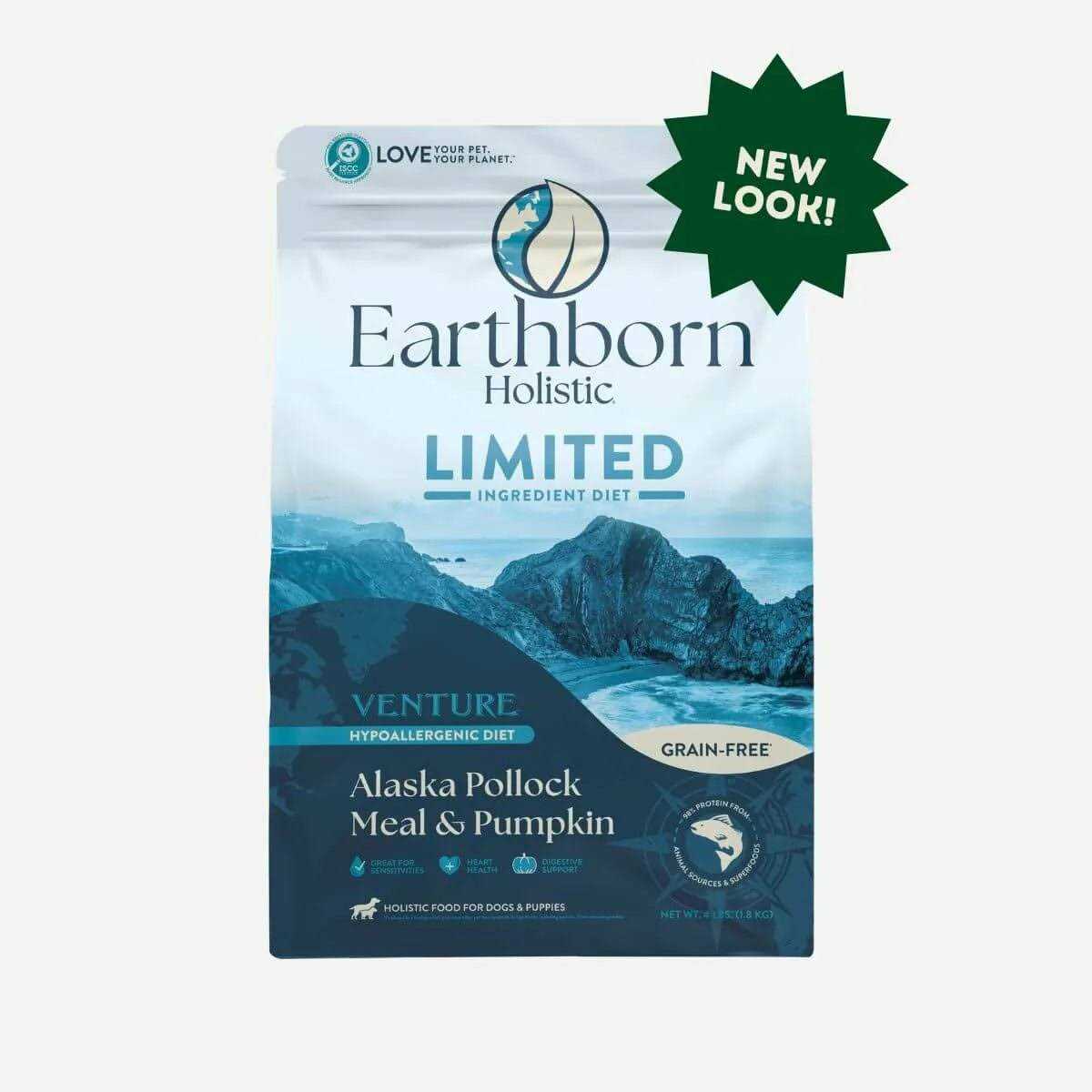 Earthborn Holistic Venture Limited Ingredient Grain Free Turkey Meal & Pumpkin Dry Dog Food - Healthber