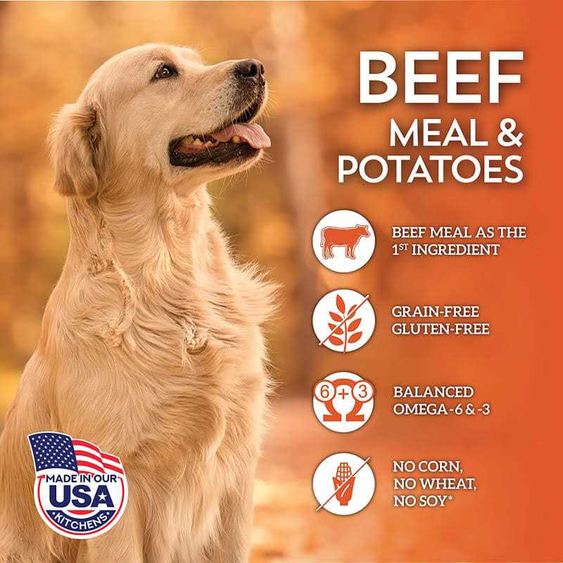 Wholesomes Grain Free Beef Meal & Potatoes Recipe Dry Dog Food - Healthber