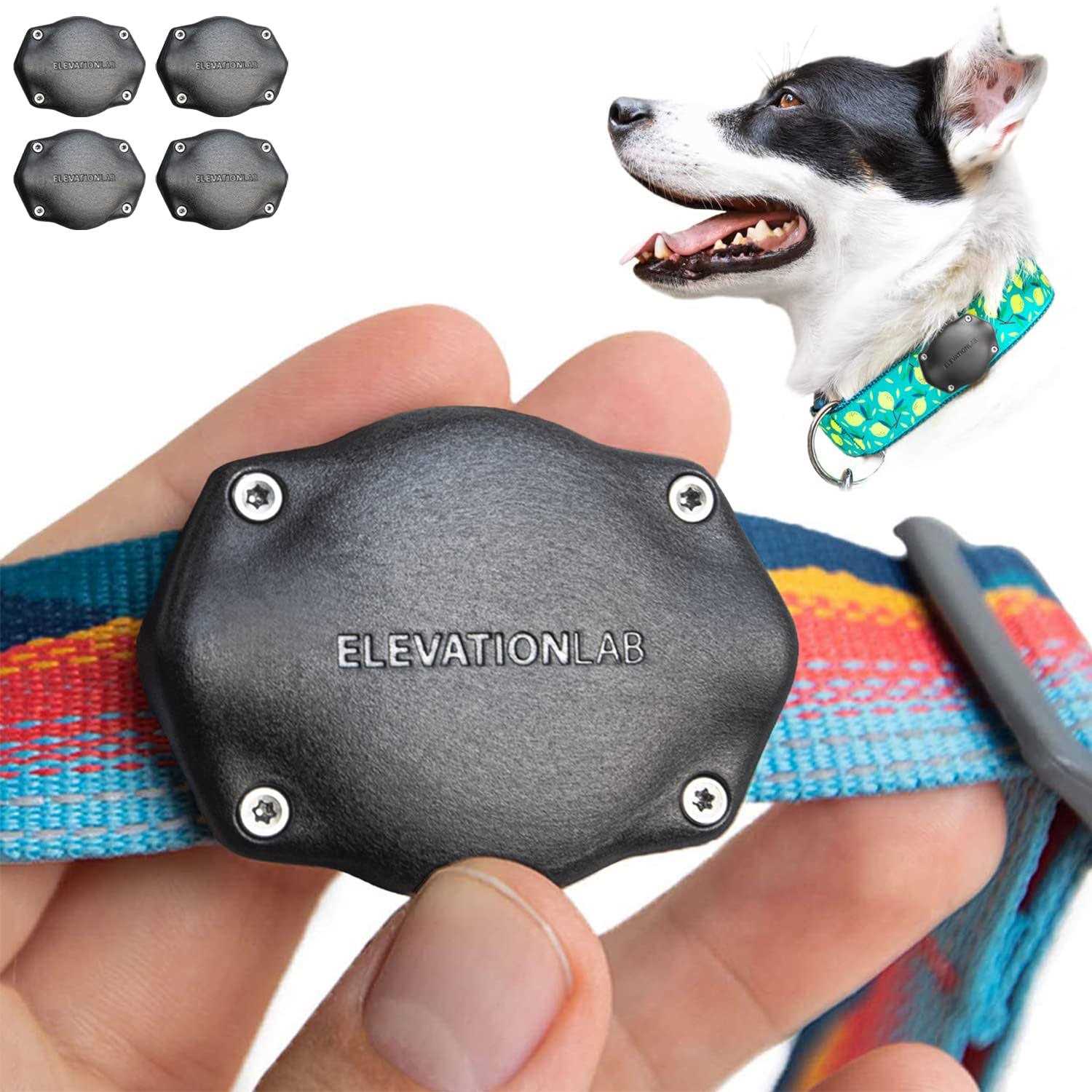 Elevation Lab TagVault Pet The Original AirTag Dog Collar Waterproof Mount - Healthber