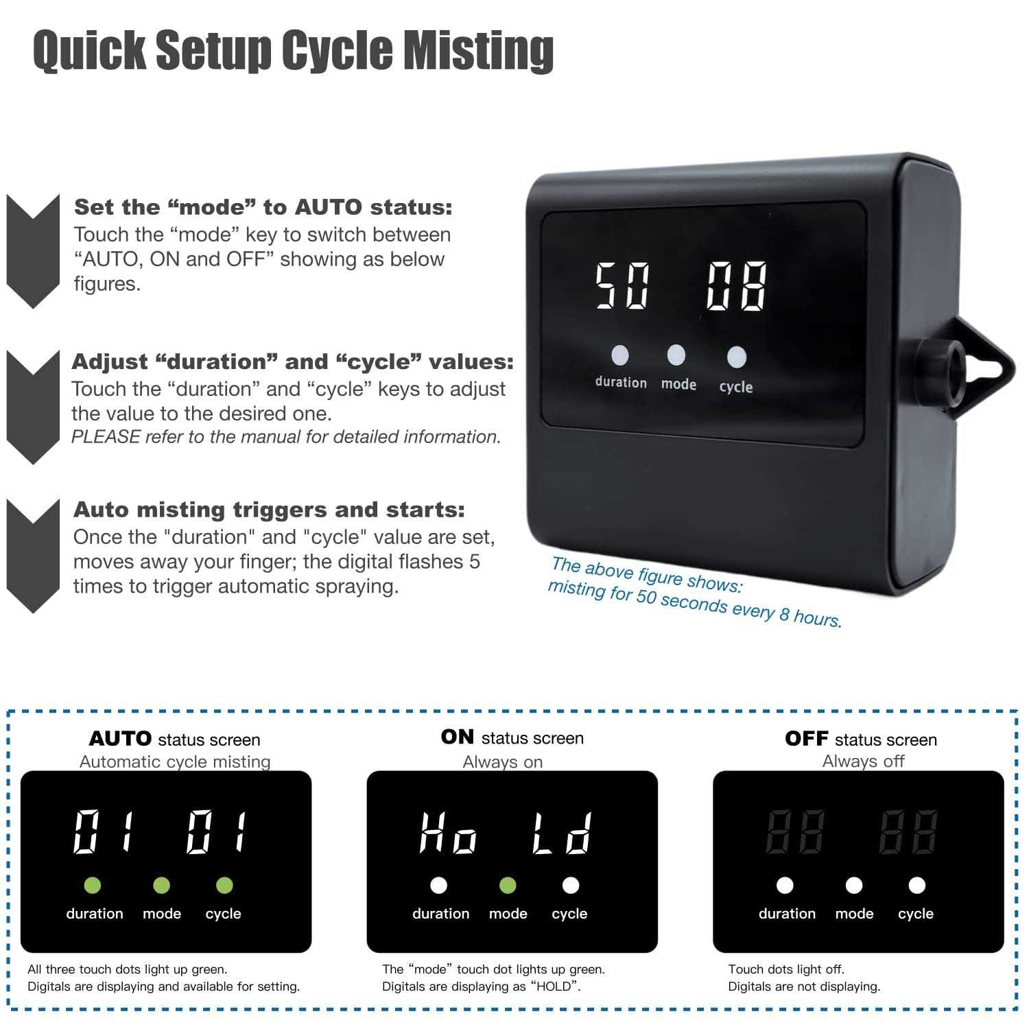 MrReptile Reptile Mister Humidifier Automatic Mister for Reptiles、Indoor Plants - Healthber