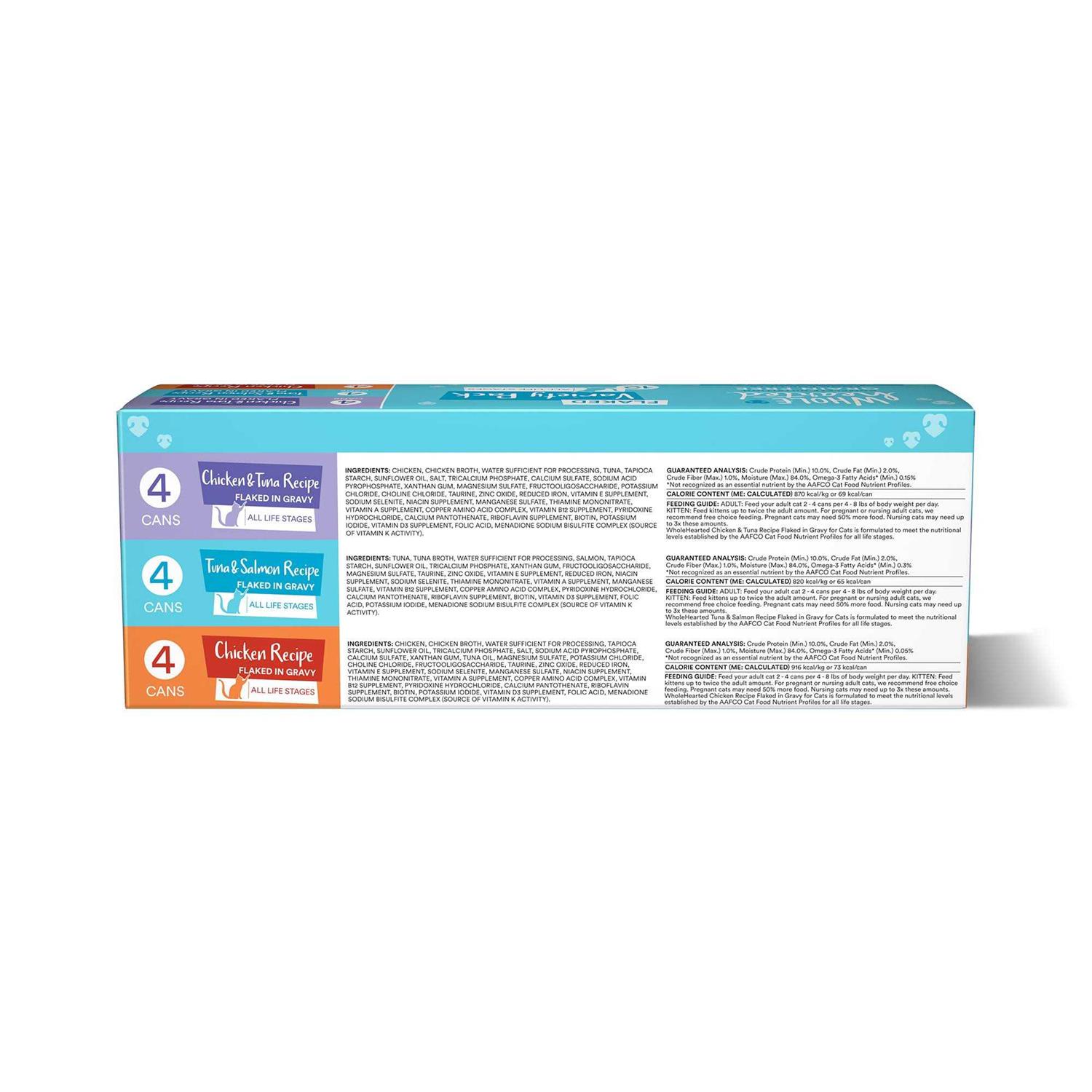 WholeHearted Grain Free By Land & Sea Wet Cat Food Variety Pack - Healthber