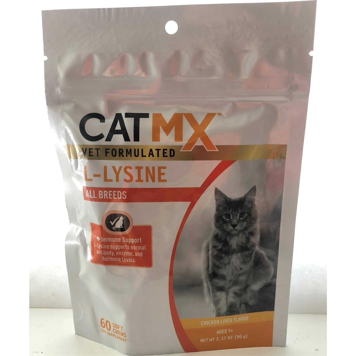 Catmx L-Lysine 60 soft Chews - Healthber