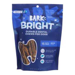 BARK Bright Durable Chews Long Lasting Dog Dental Chews - Healthber
