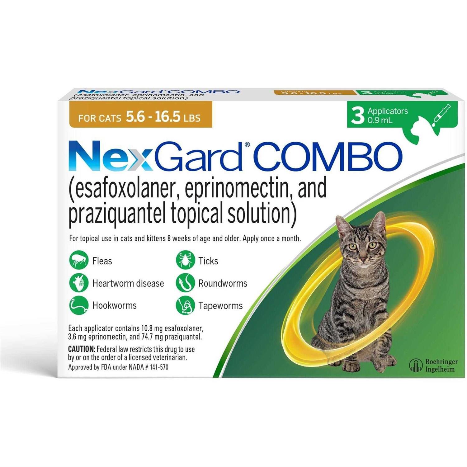NexGard Combo Topical for Cats - Healthber