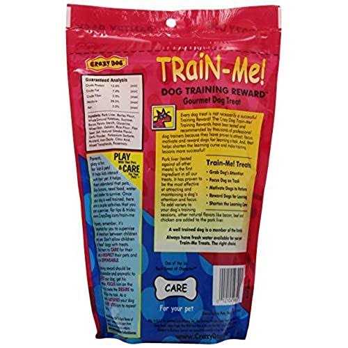 Crazy Dog Train-Me! Bacon Training Reward Dog Treats - Healthber