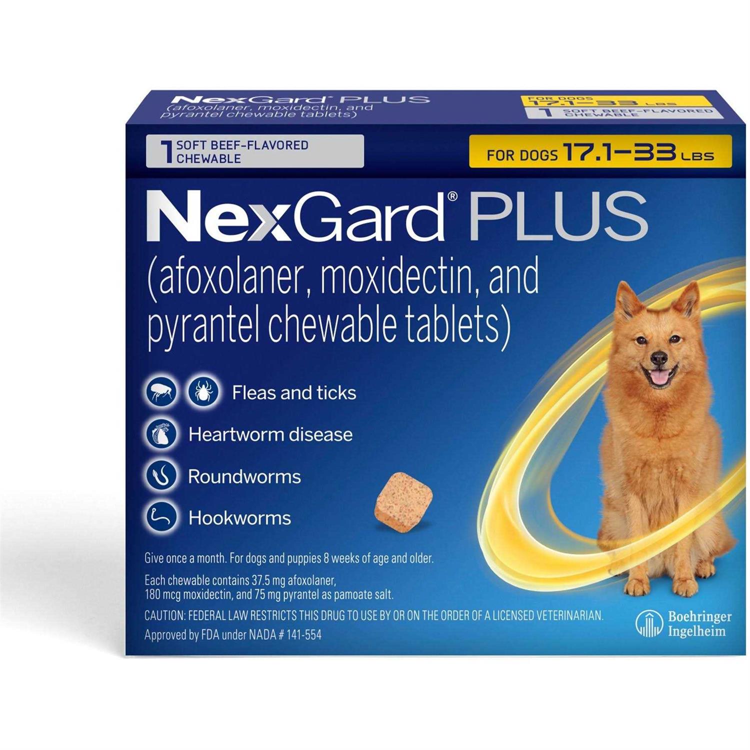 NexGard Plus Chew for Dogs - Healthber