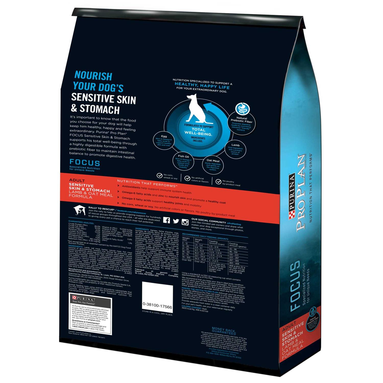 Purina Pro Plan Adult Sensitive Skin & Stomach - Healthber
