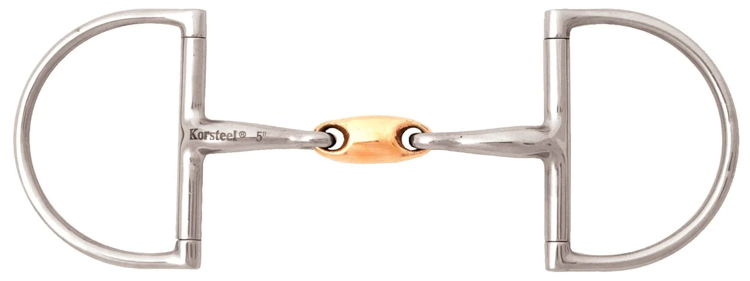 JP Korsteel Copper Link Hunter Dee Snaffle Bit - Healthber
