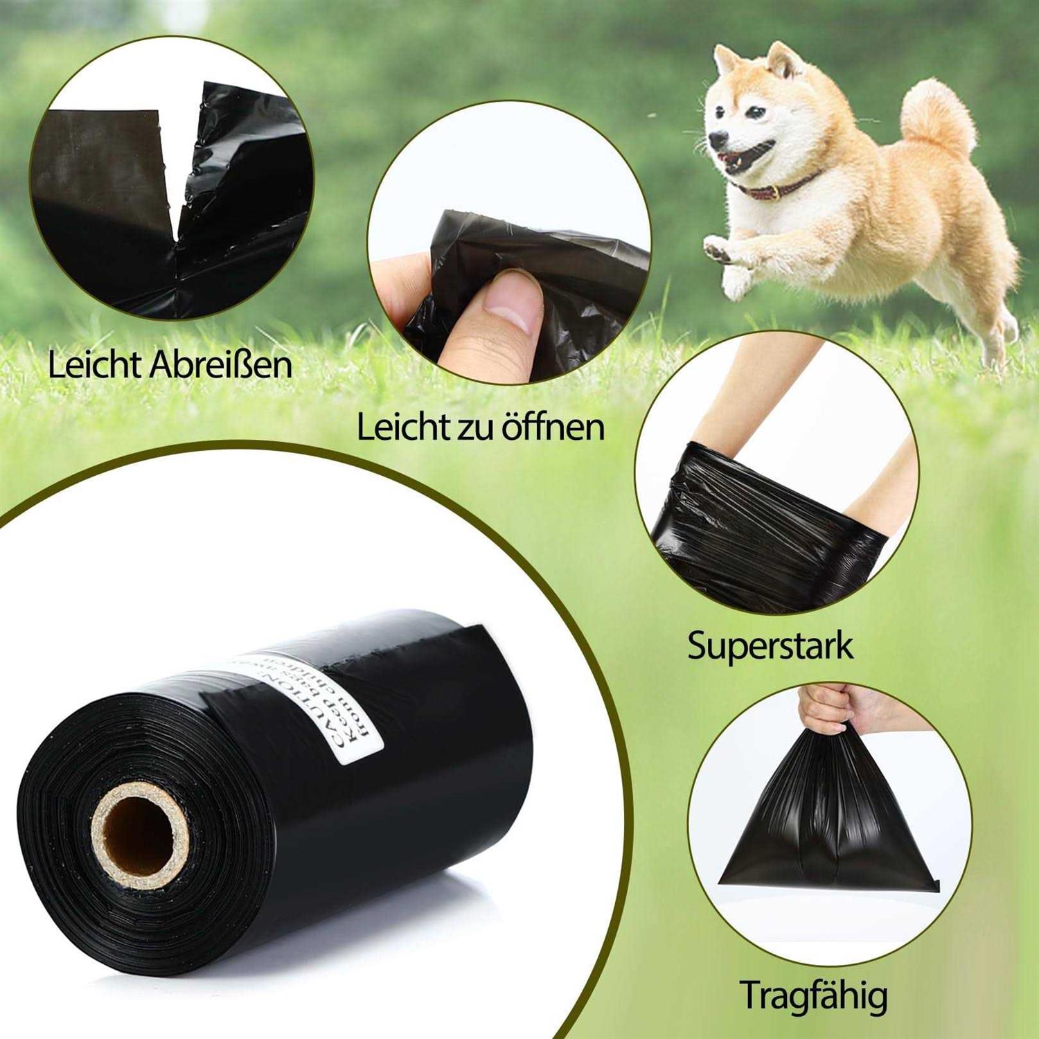 Lifegogo Dog Poop Bag 1140 Counts 57 Rolls Unscented Doggy Poop Bags - Healthber