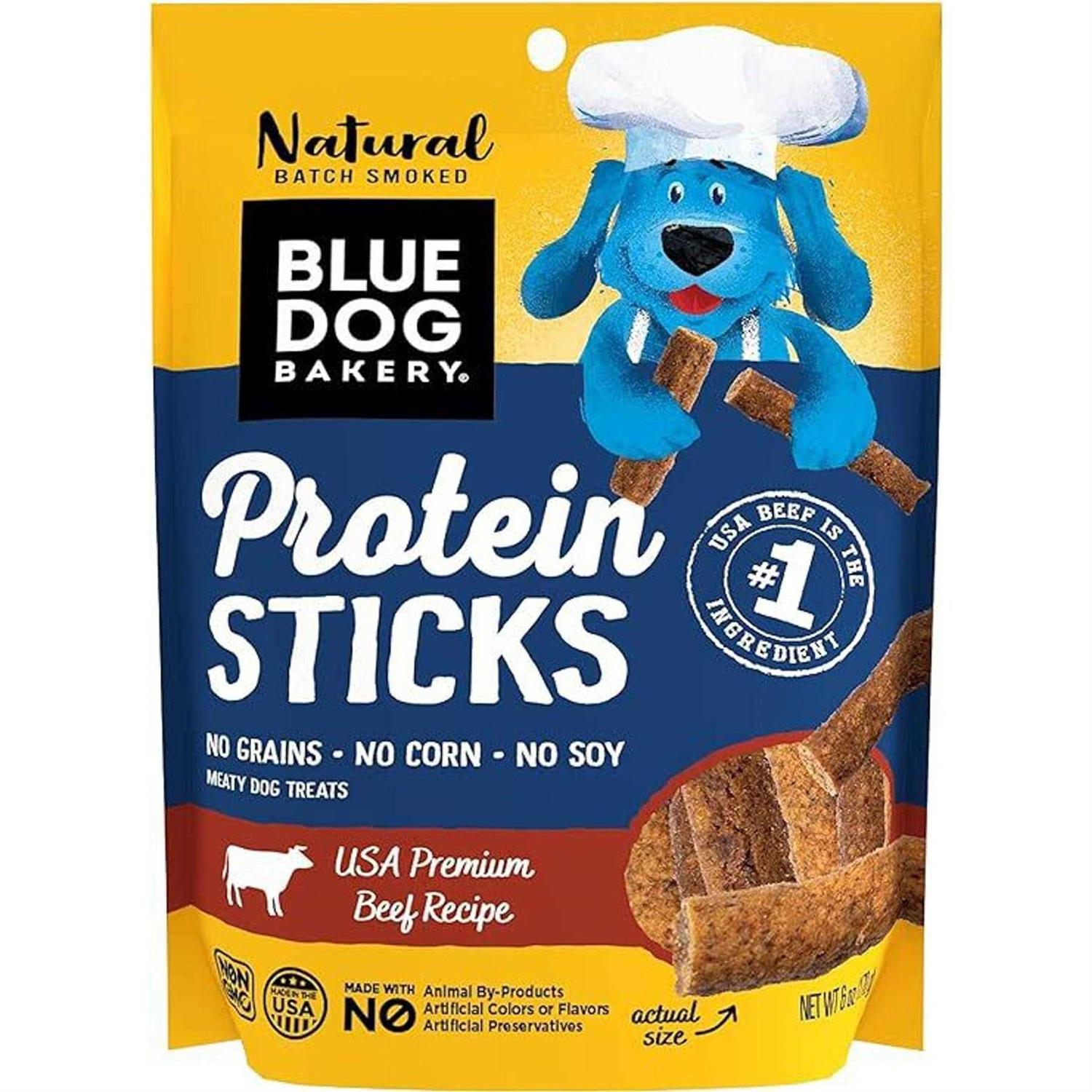 Blue Dog Bakery Beef Protein Sticks Dog Treat - Healthber