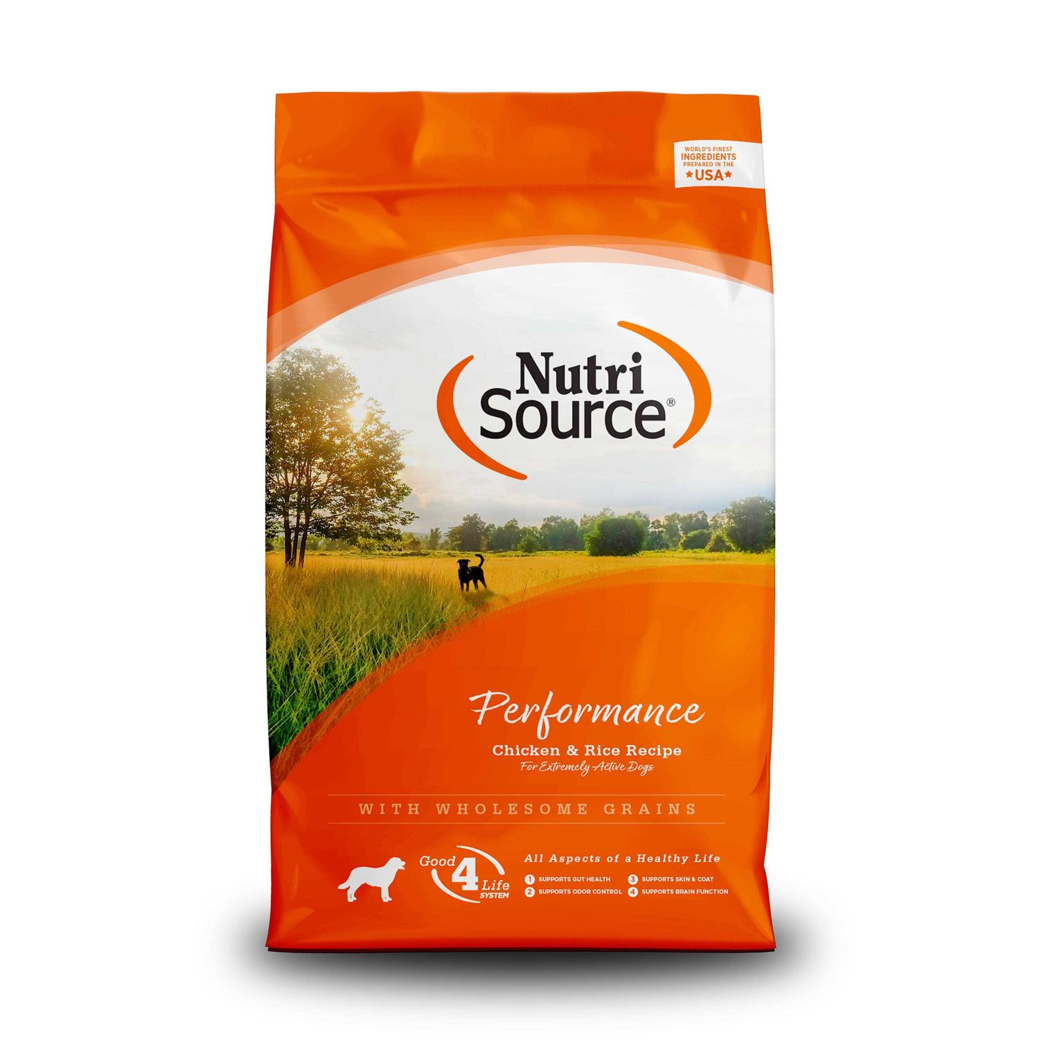 NutriSource Performance Chicken & Rice Dry Dog Food - Healthber