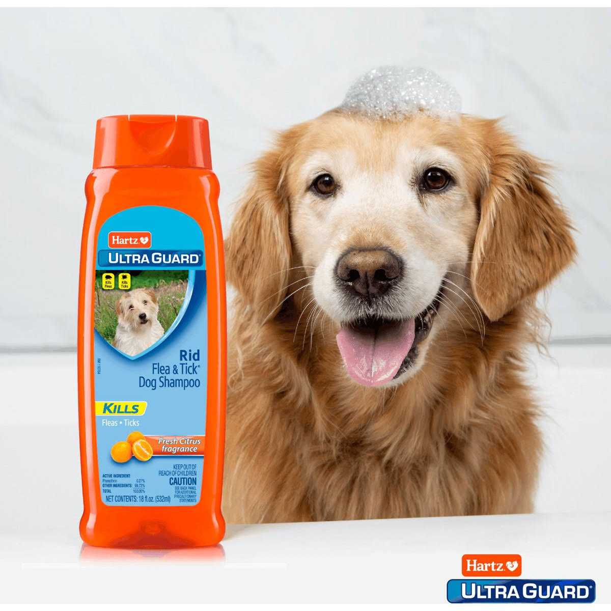 Hartz UltraGuard Citrus Rid Flea & Tick Shampoo - Healthber